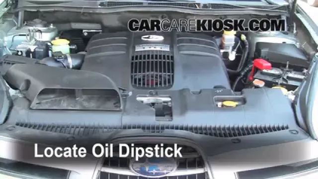 2006 Subaru B9 Tribeca 3.0L 6 Cyl. Oil Check Oil Level